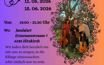 Neue Termine für Singen und Klingen mit ka-na-jo